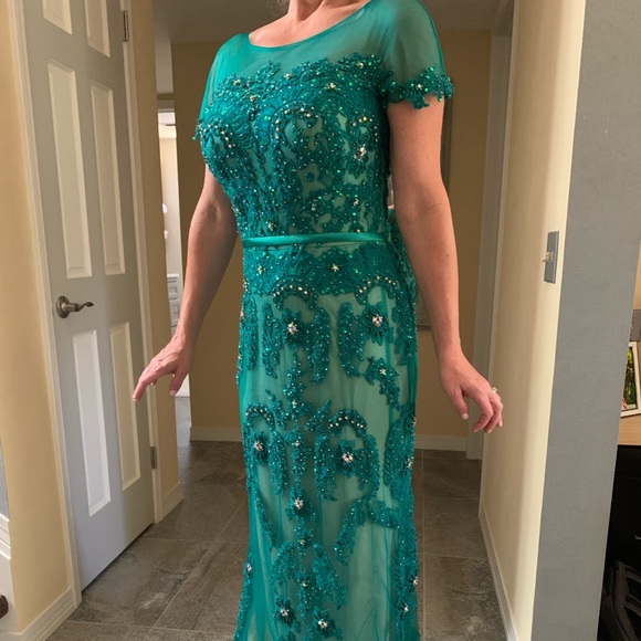 NWT Black Label Couture Gown!!  BREATHTAKING! SZ 6 - Picture 3 of 4